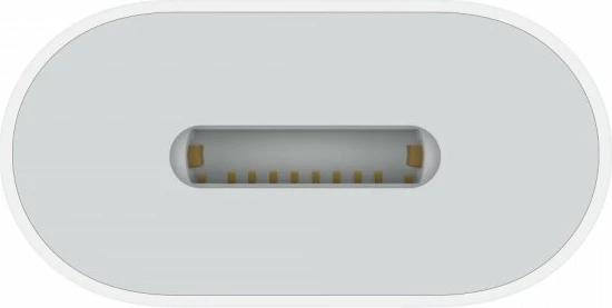 Adapter Apple USB-C në Lightning MUQX3ZM/A, i bardhë
