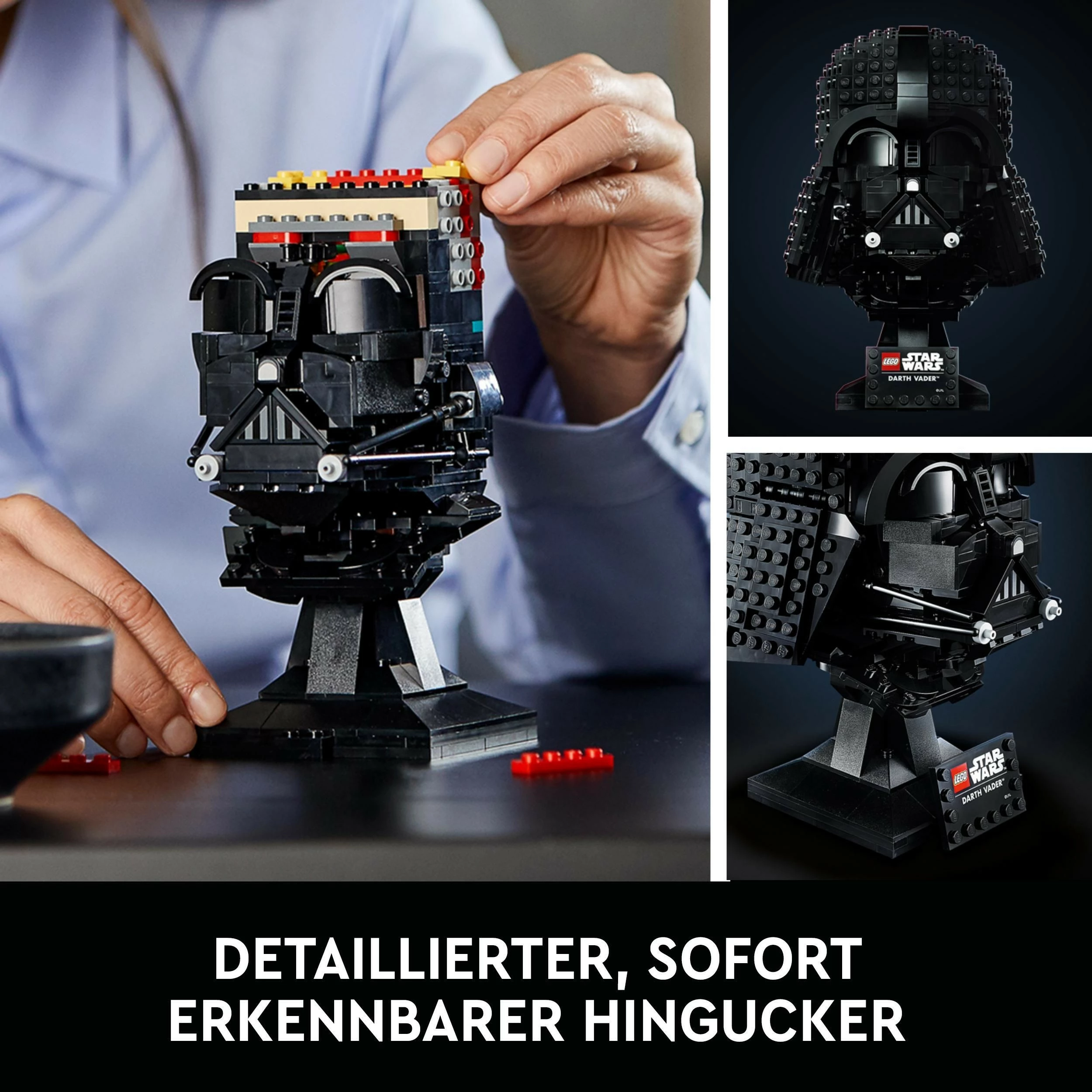 Set ndërtimi LEGO Star Wars Darth Vader Helmet, 834 copë, Multingjyrësh