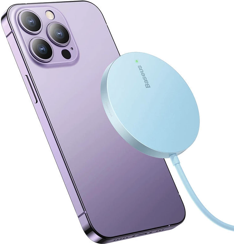 Karikues wireless magnetik Baseus Simple Mini 3, 15W, Kaltër