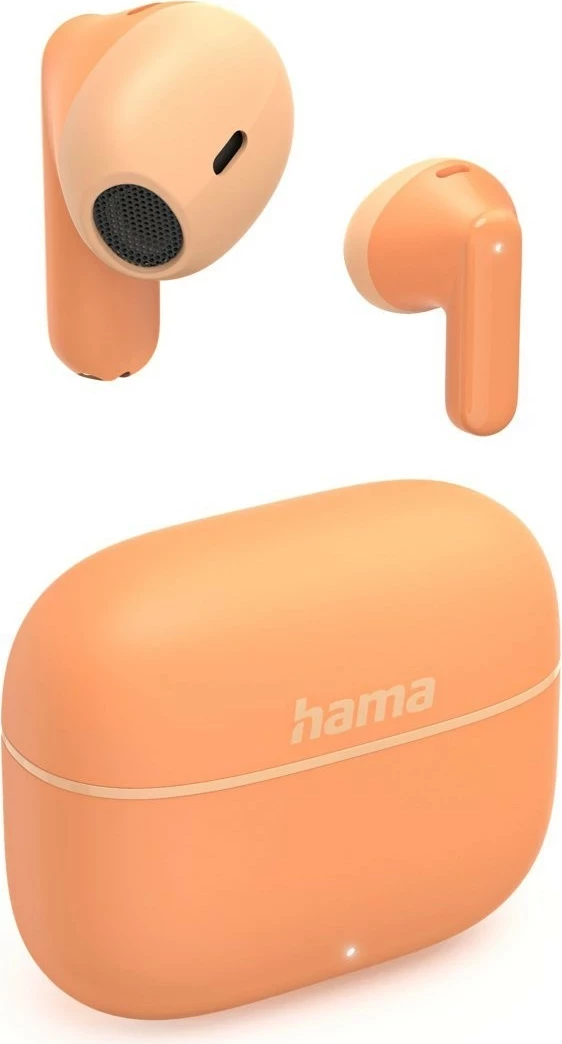 Kufje Hama True Wireless Freedom Light II, Bluetooth 5.3, ngjyrë portokalli