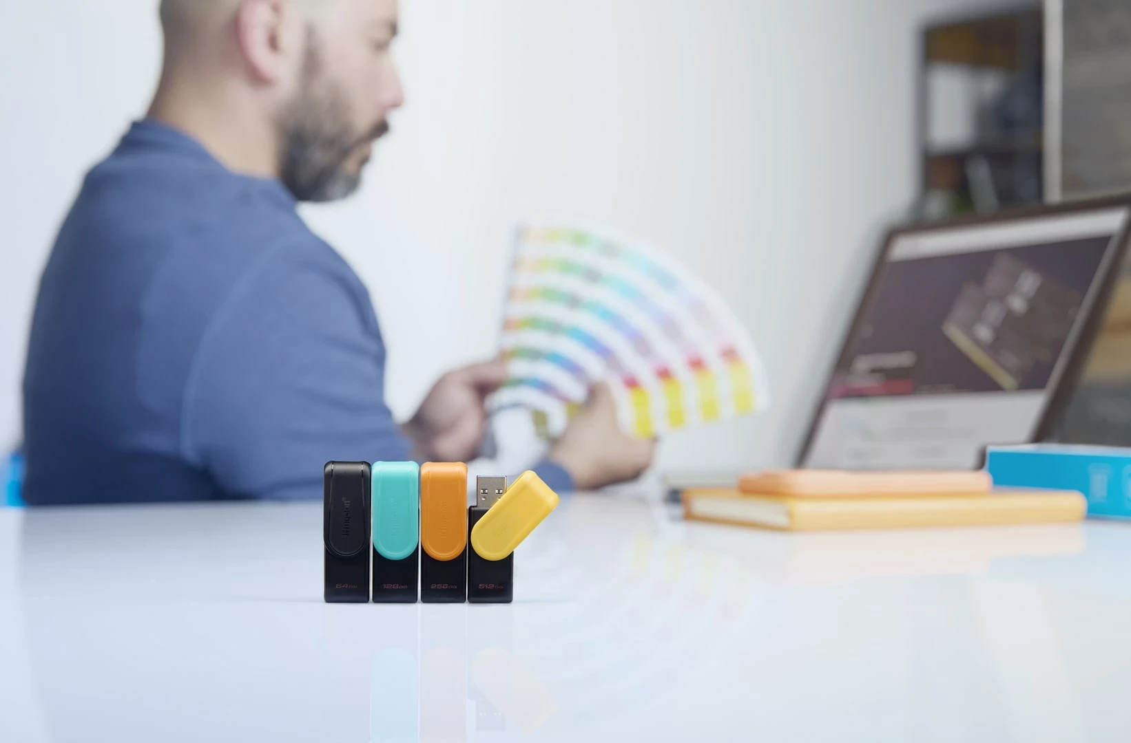 USB flash Kingston DataTraveler Exodia S 128GB, USB 3.2, zi/turkuaz