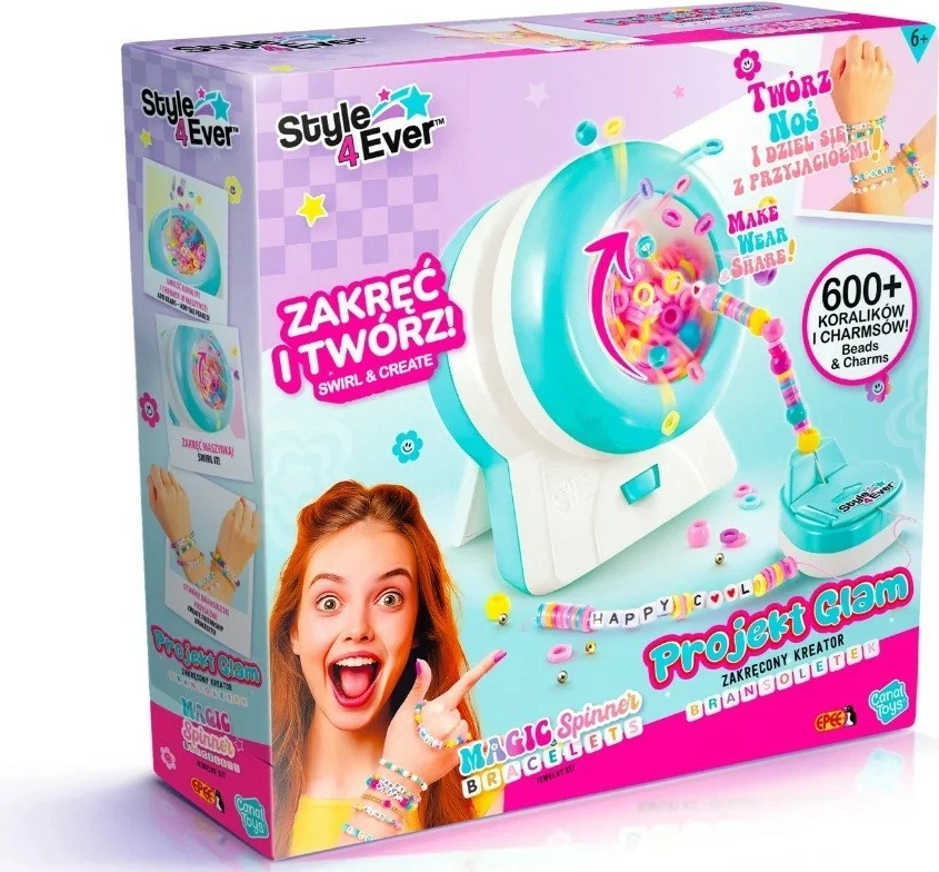 Set kreativ për byzylykë Epee Project Glam Twisted Bracelet Maker, shumëngjyrësh