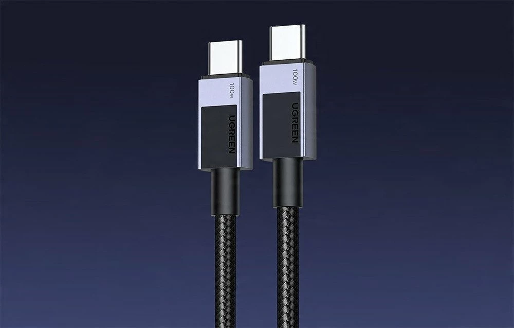 Kabllo USB-C në USB-C Ugreen L512 2 m 100W PD 3.0 e zezë (45064)
