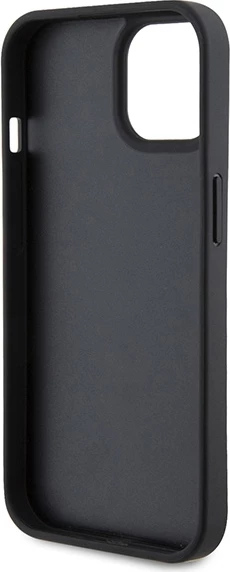 Mbështjellës Ferrari FEHCP15SPTWK për iPhone 15 6.1", Twist Metal Logo, i zi