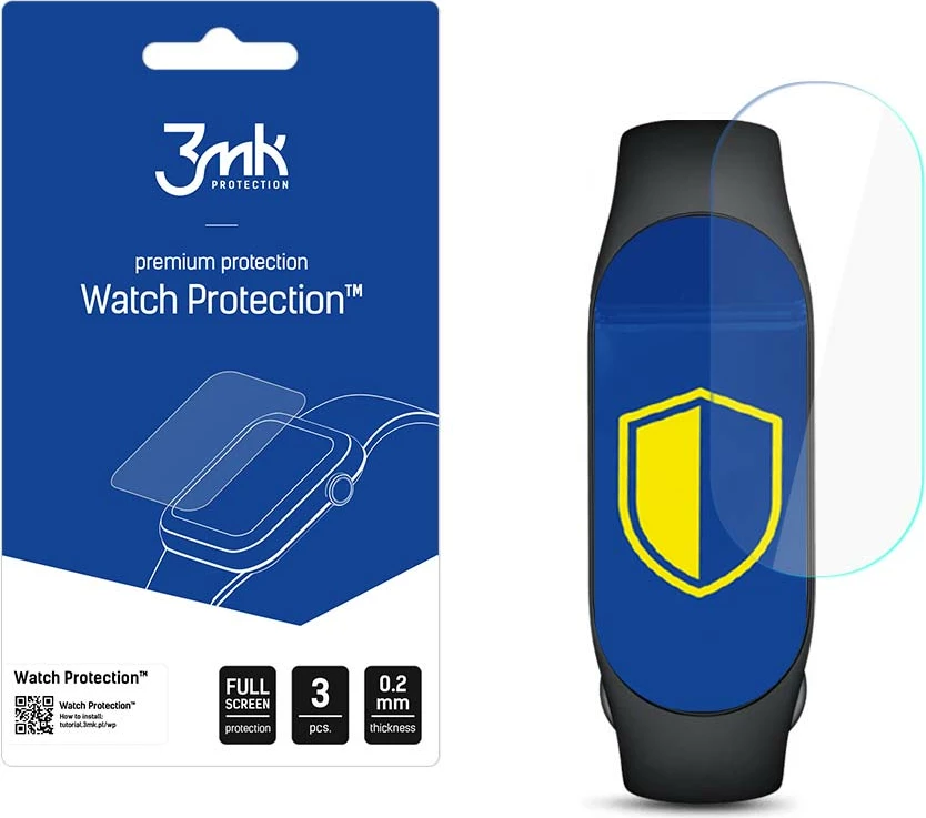 Film mbrojtës për orë Xiaomi Mi Band 7, 3mk Protection Watch Protection ARC+, 3 copë