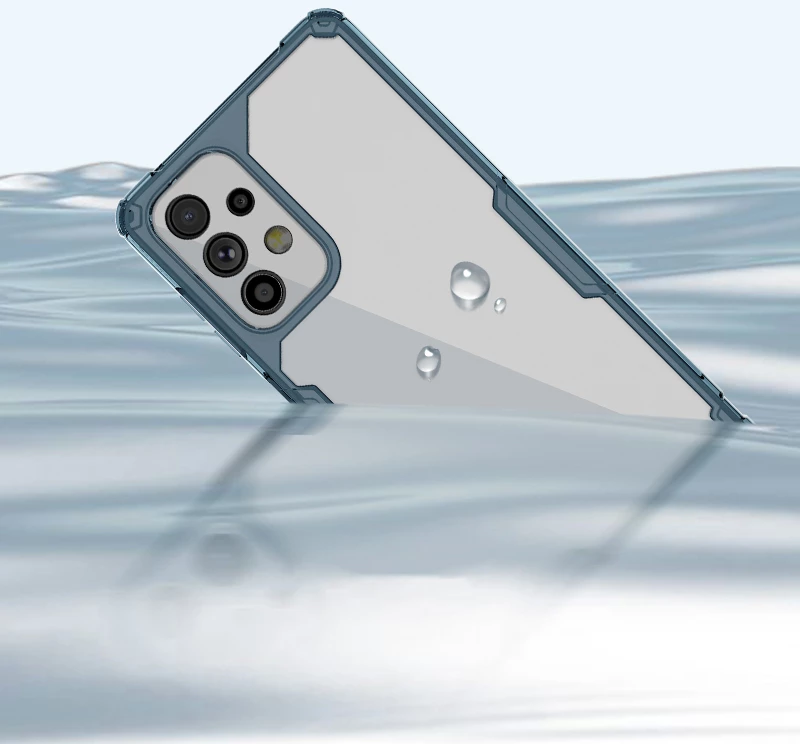 Mbështjellës Nillkin Nature Pro për Samsung Galaxy A73, transparent, i bardhë