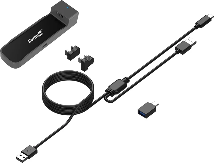 Adapter wireless Carlinkit FireDrive Link për CarPlay dhe Fire TV Stick, HDMI, i zi