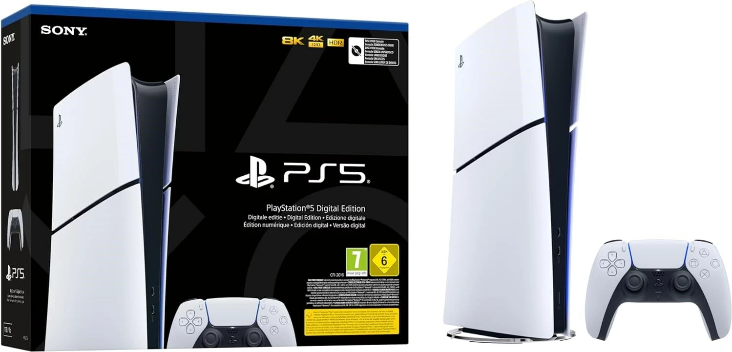 Konsolë Sony PlayStation 5 Digital Slim Edition, 1TB