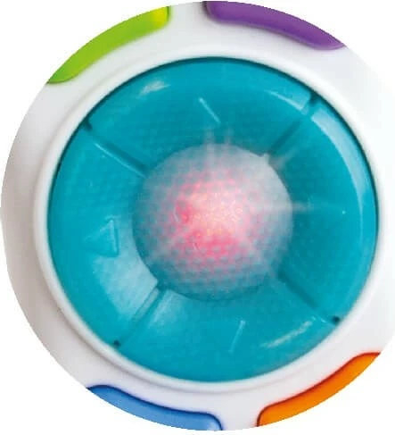 Lodër edukative Smily Play Pilot TV, me butona muzikorë, shumëngjyrëshe