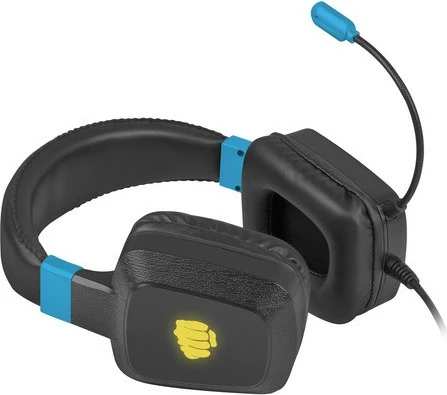 Kufje gaming Fury Raptor NFU-1584, me mikrofon, të zeza dhe kaltër
