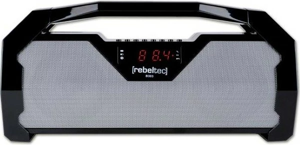Altoparlant portativ Rebeltec SoundBox 400, Bluetooth, 20W, FM, i zi/argjendtë