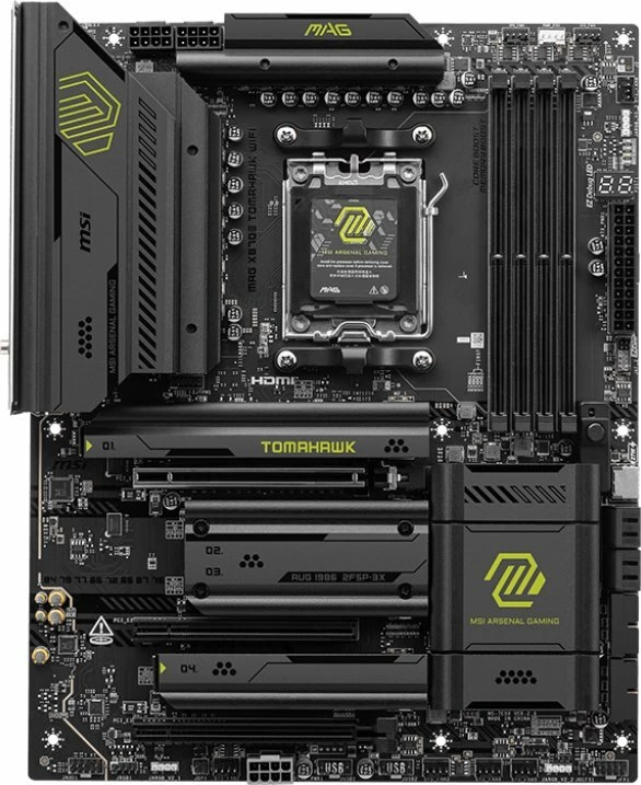 Pllakë amë MSI MAG X870E TOMAHAWK WIFI, ATX, DDR5, Wi‑Fi 7, 5G LAN