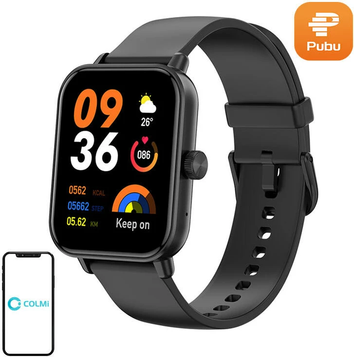 Smartwatch Colmi P81, 1.9", Bluetooth, IP68, i zi