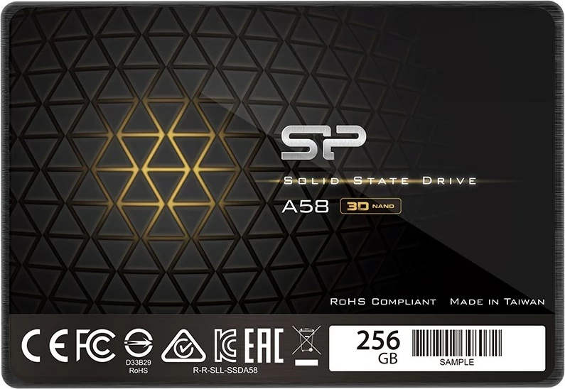 SSD Silicon Power Ace A58 256 GB, 2.5", SLC, Zi