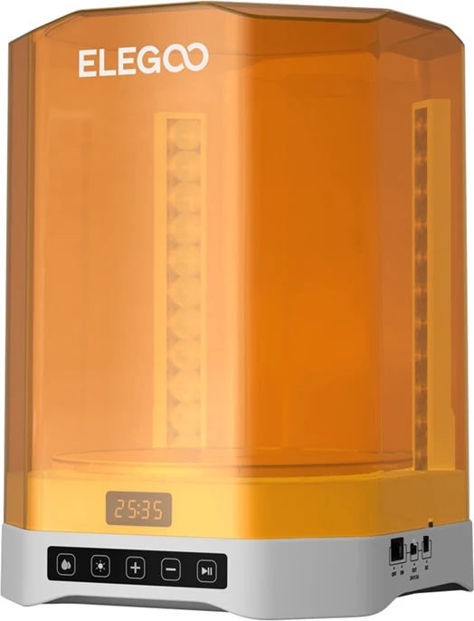 Pajisje larje dhe kurimi printesh resin 2-në-1, Elegoo Mercury Plus 3.0 50.101.059300, rezervuar 7.5 L, zonë kurimi Ø250×290 mm, kontrolle me prekje