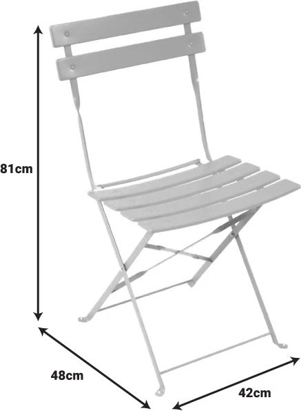 Set bistro 3 copë tavolinë metalike palosëse, ngjyrë e verdhë, D60x71cm