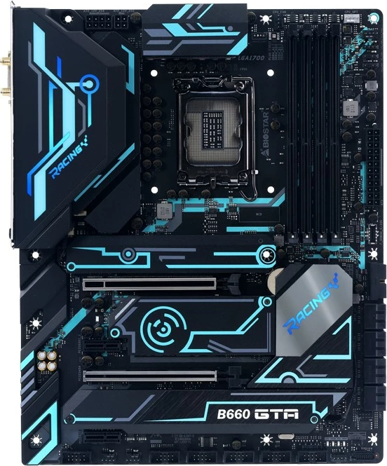 Pllakë amë Biostar B660GTA, Intel, LGA 1700, DDR4-SDRAM, 128 GB, e zezë