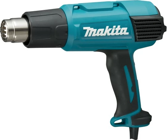 Pistoletë ngrohëse Makita HG6031VK, 1800W, 9 nivele temperature, 2 shpejtësi ajri, zi/kaltër