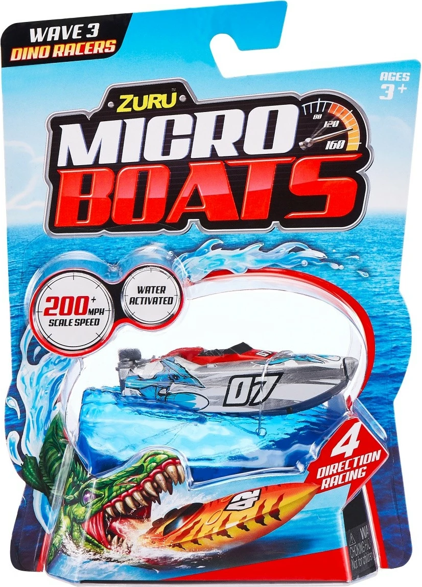Lodër barkë ZURU Robo Alive Micro Boat Series 3, plastikë, ngjyra të ndryshme