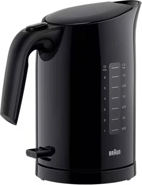 Zierës uji elektrik, Braun, WK3100BK, 1.7 L 2200 W, plastikë, i zi
