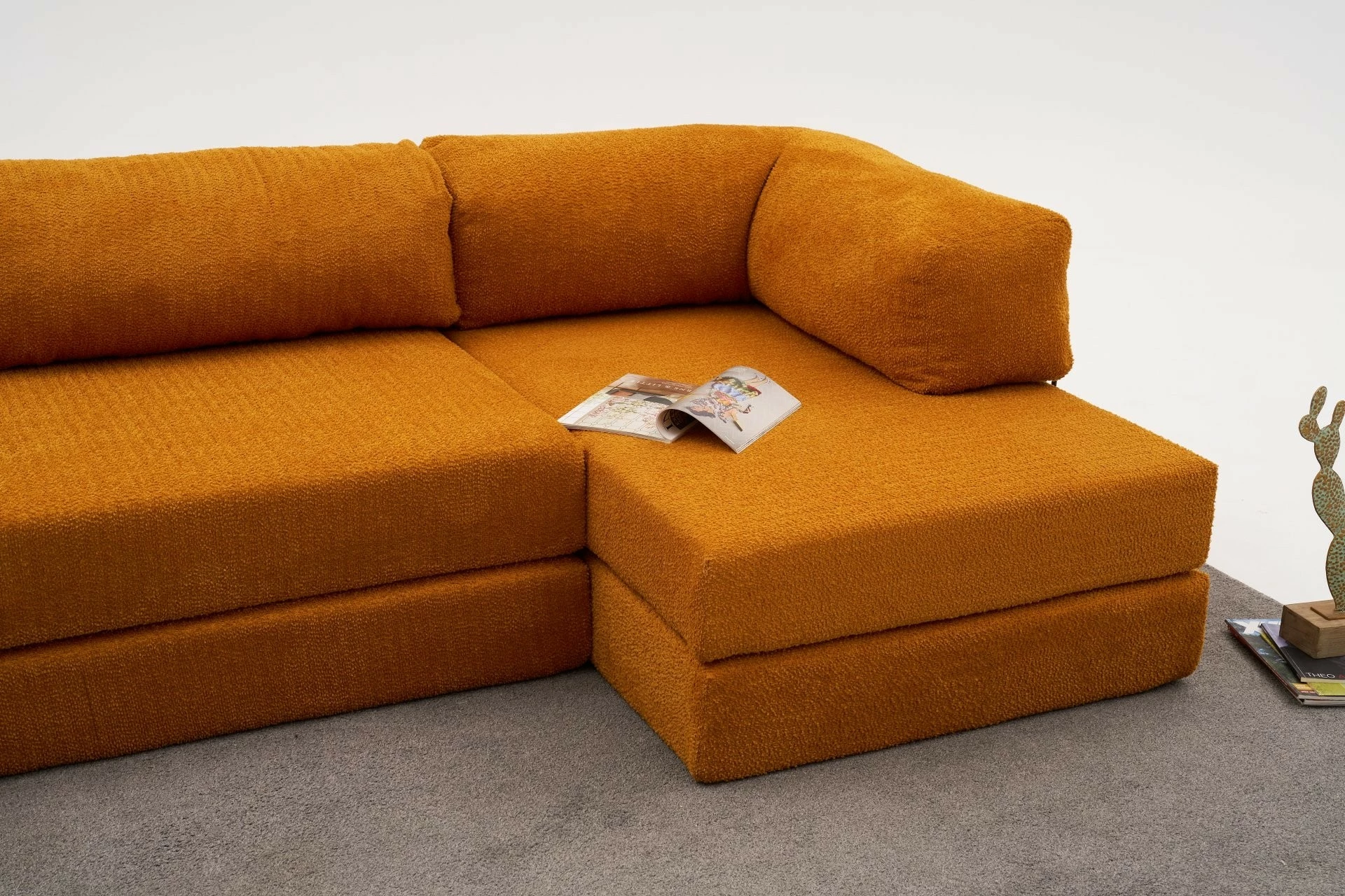 Këndsofa Atelier del Sofa, Comfort, portokalli