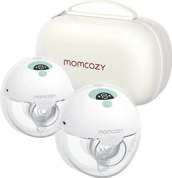 Pompa gjiri Momcozy M5, pa kabllo, ngjyrë rozë