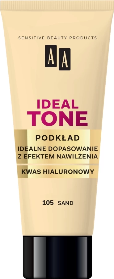 Fondatinë AA Ideal Tone Foundation Perfect Fit 105 Sand për femra 30ml
