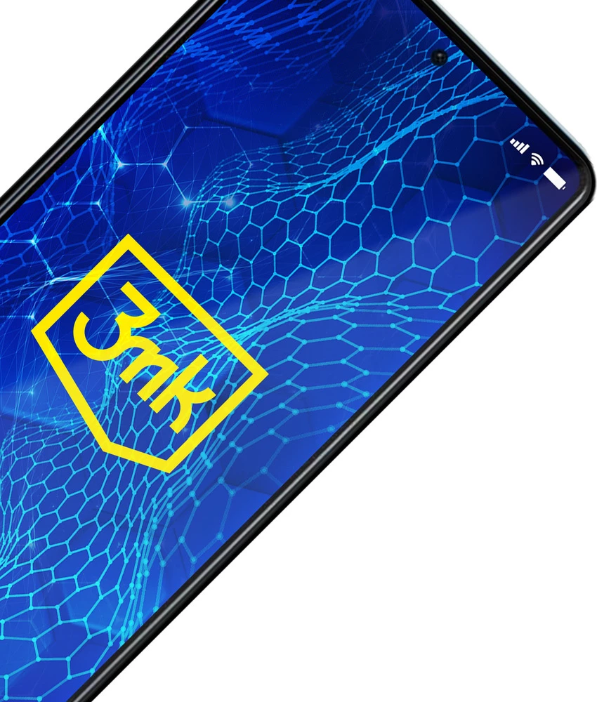 Xham i temperuar 3mk HardGlass Lite për Xiaomi Redmi Note 12 Pro/Note 12, 9H, i zi