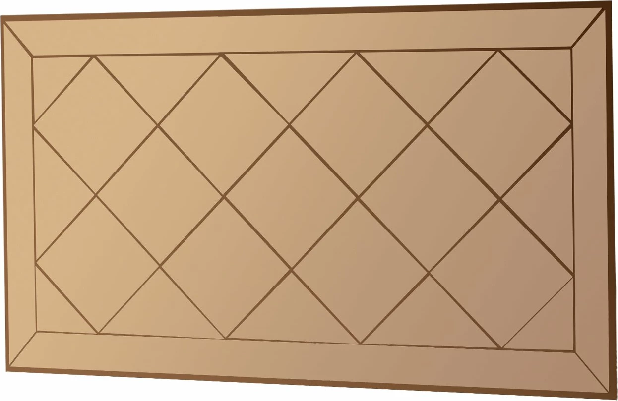 Pasqyrë Zeora, ngjyrë bronzi, Hanah Home, 60x120cm