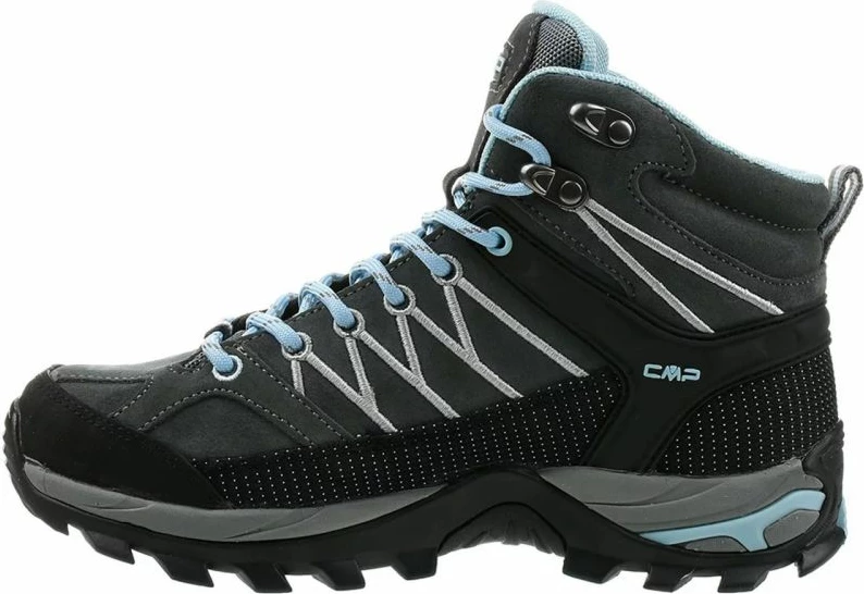 Këpucë për femra CMP Rigel Mid WP, blu me gri