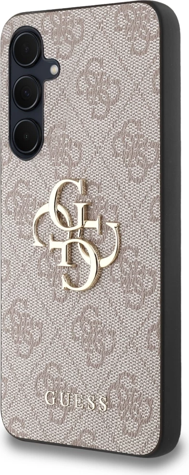 Mbështjellës Guess 4G Big Metal Logo për Samsung Galaxy A35, Rozë