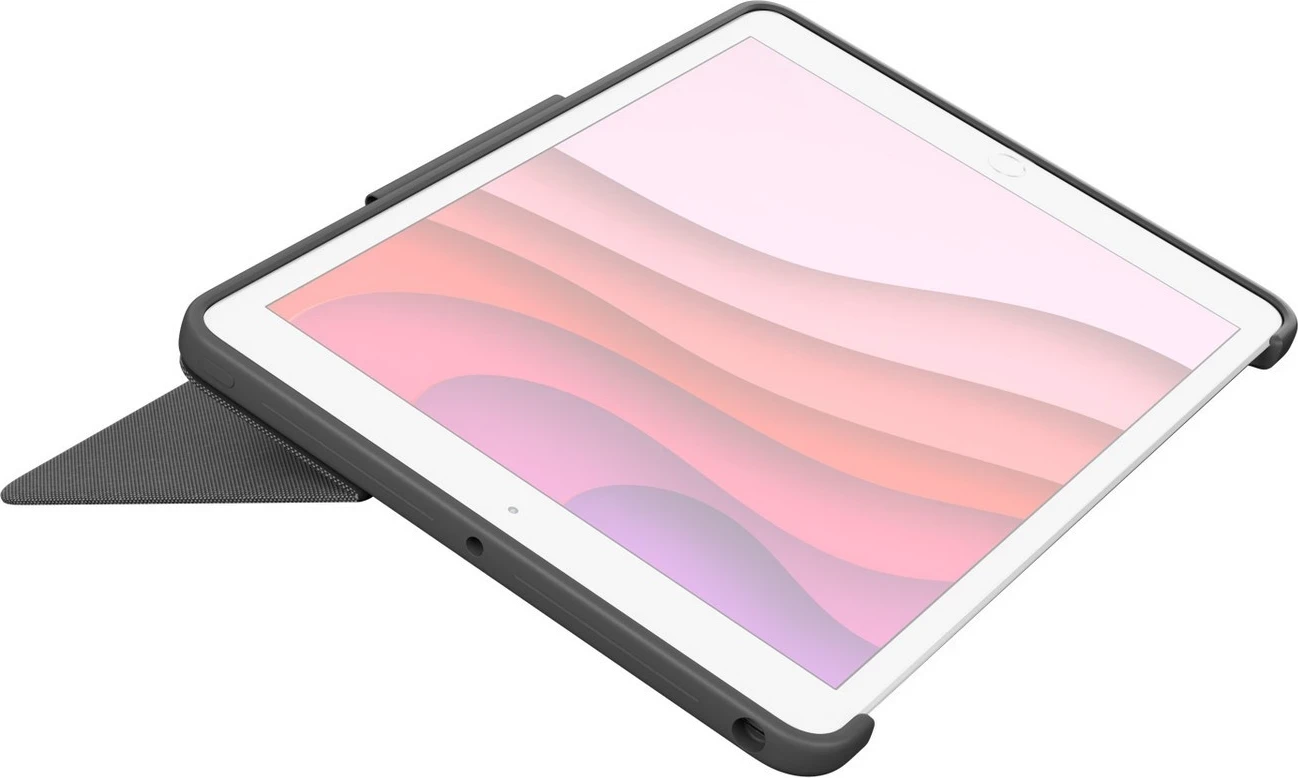Tastierë dhe mauspad Logitech Combo Touch për iPad 7th generation, gri