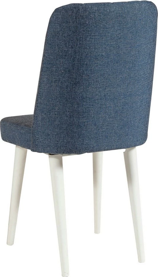 Tavolinë me karrige, set 5 pjesësh, Hanah Home, Vina, e bardhë dhe kaltër e errët