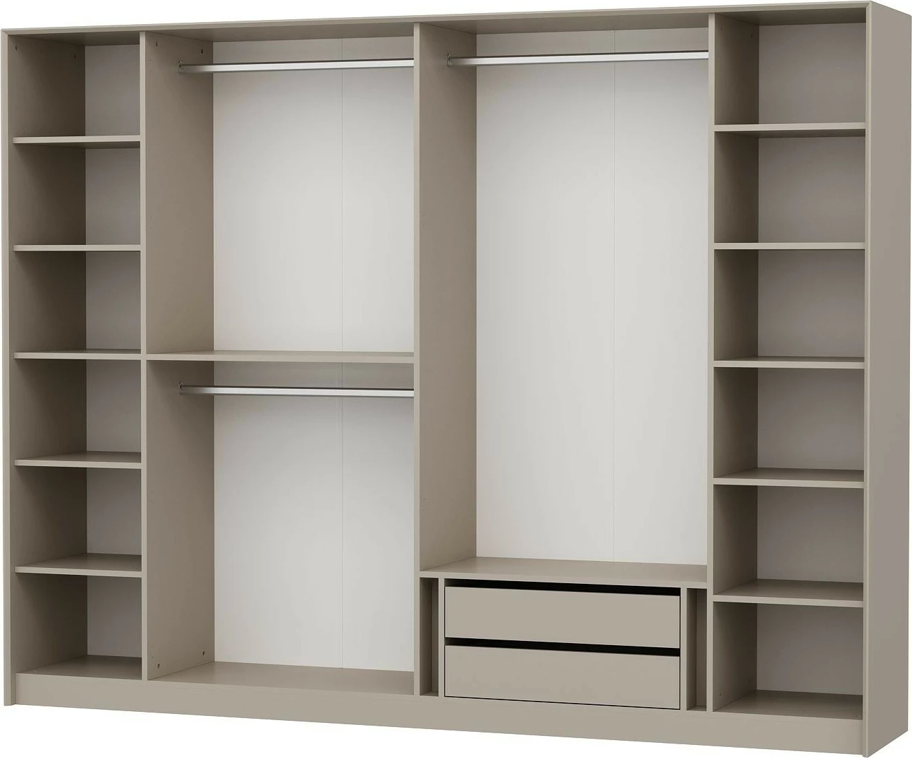 Dollap Skye Decor, ngjyrë e bardhë, ari, fume, Luxe - 7937