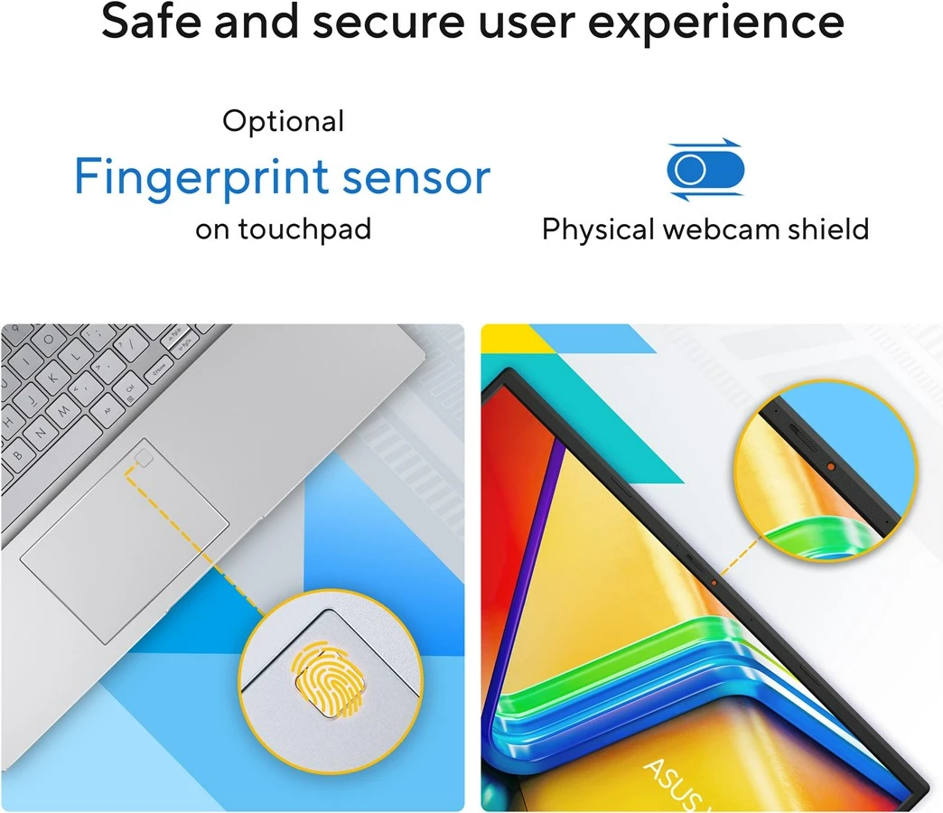 Laptop ASUS Vivobook 15 X1504VA-BQ2947, 15.6", Intel Core 5 120U, 16 GB RAM, 512 GB SSD, Blu