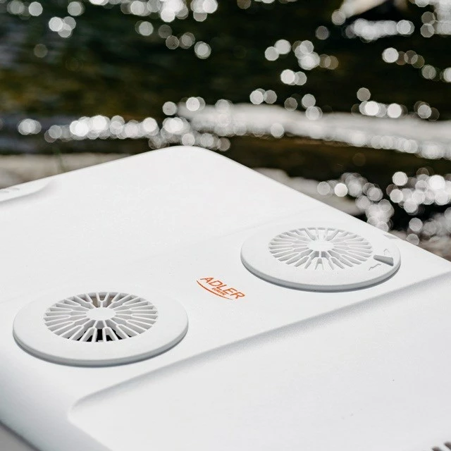 Ftohës portativ Adler AD 8090, 40 L, zi/bardhë