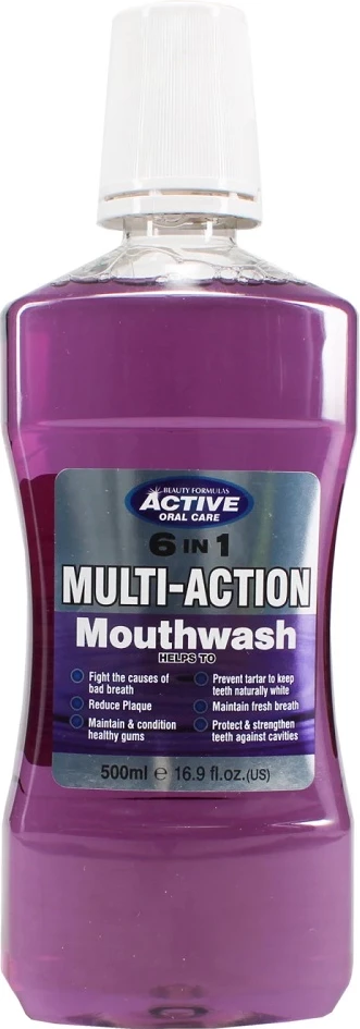 Shpëlarës goje Beauty Formulas Active Oral Care 6-in-1, 500ml