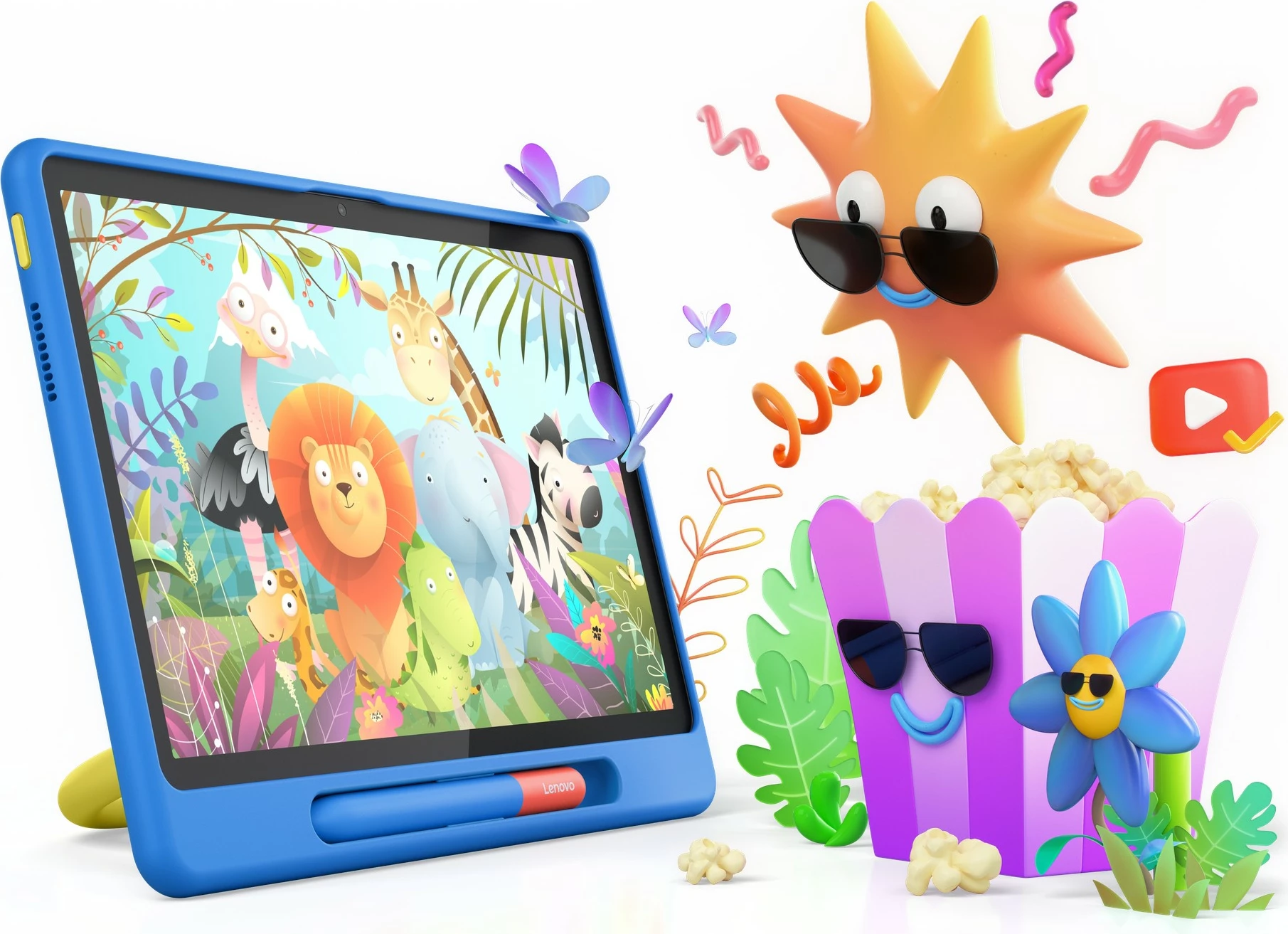 Tablet Lenovo Tab 2025 64GB me mbështjellës edhe stylus, e zezë