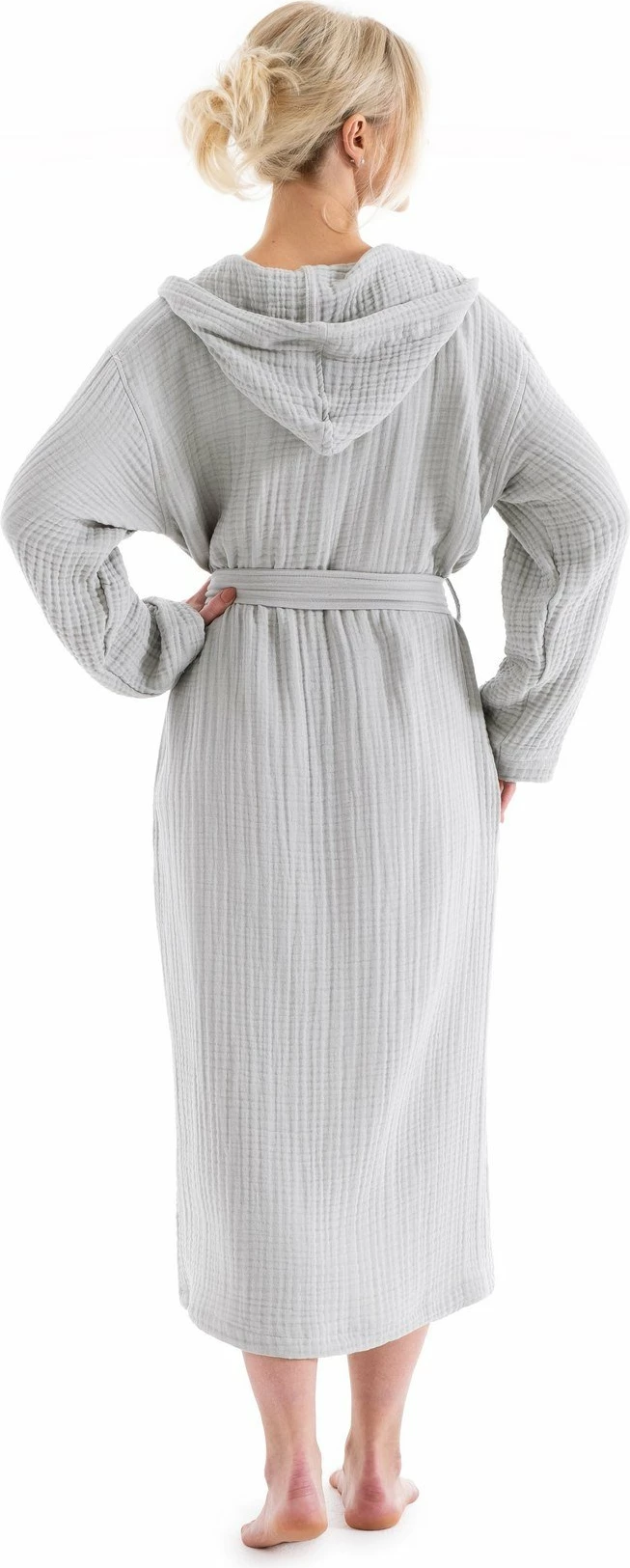Rrobdeshamber uniseks Mijölnir, muslin, ngjyrë gri