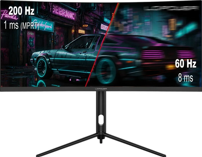 Monitor LC-Power LC-M30UWFC, 30 inç, UltraWide, 2560x1080, LED, i zi