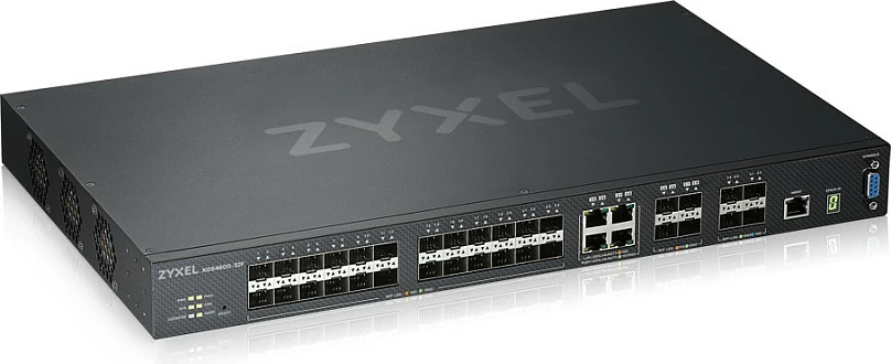 Switch Zyxel XGS4600-32F, Managed, L3, Rack mounting, Ngjyrë e zezë