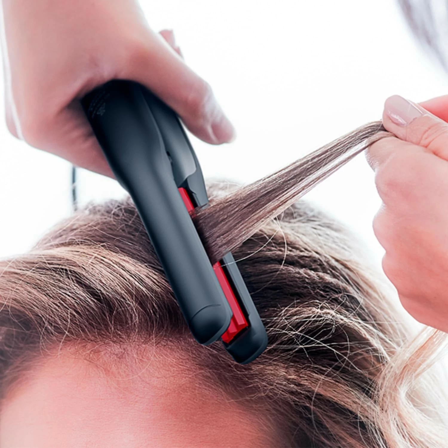 Karbownicë flokësh Valera Swiss'X Volumissima, pllaka qeramike, 230°C, e zezë-gri