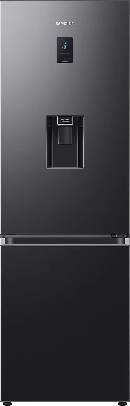 Frigorifer kombinë, Samsung RB34C652EB1/EK, SpaceMax, All‑Around Cooling, dozues uji, ekran digjital, i zi