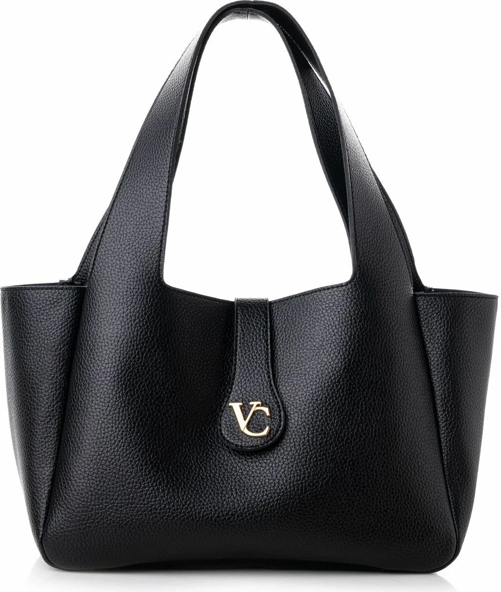 Çantë tote e zezë Vince Camuto, L'Aquila