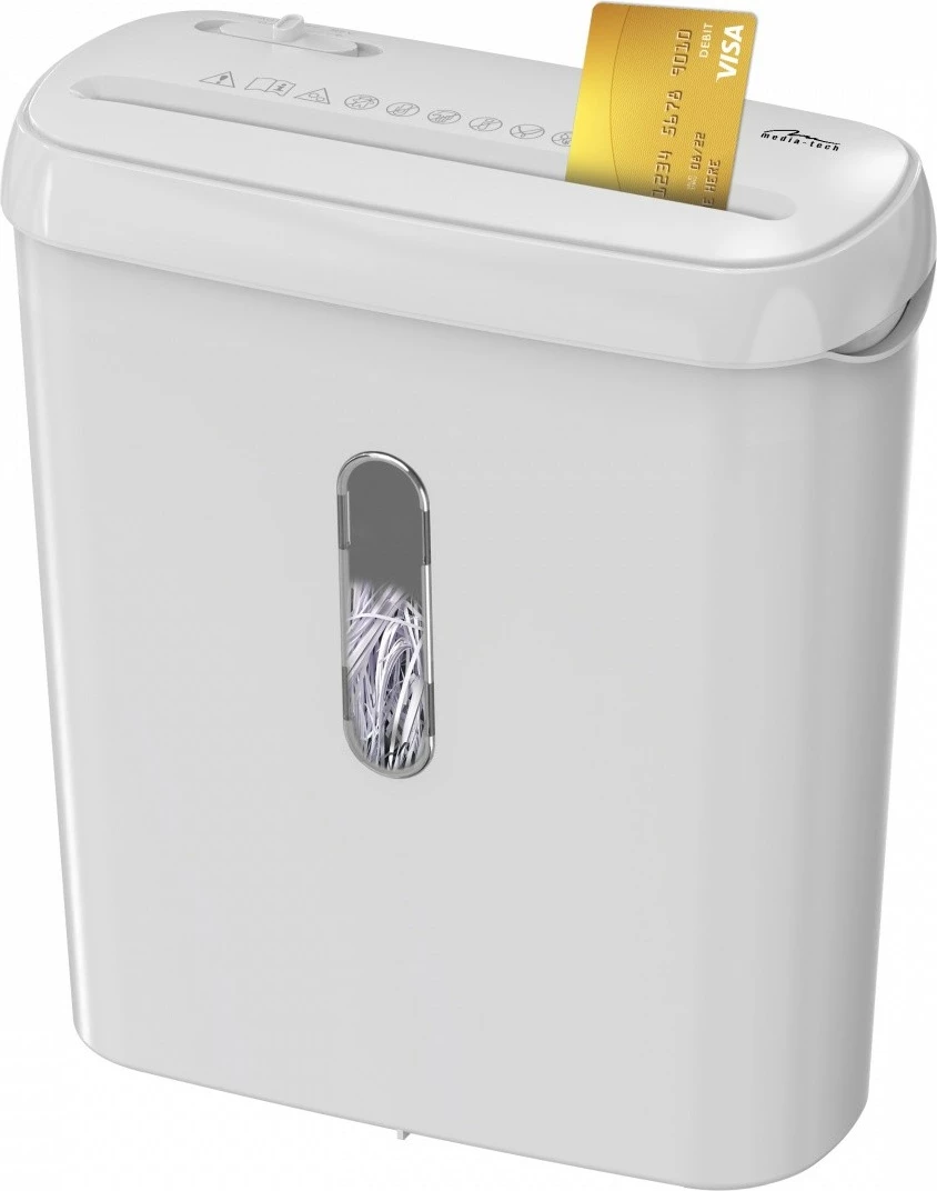 Makineri për copëtim dokumentesh Media-Tech MT223, e bardhë