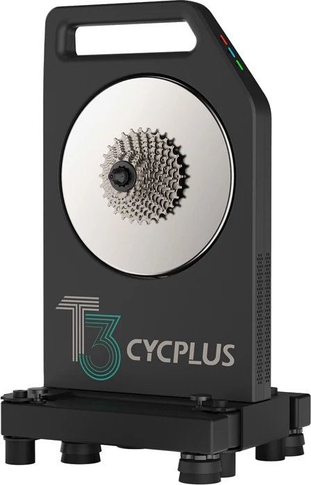 trainer direkt-drive për biçikletë Cycplus T3 2800W ±1% Bluetooth 5.0/ANT+ me kasetë, e zezë (set)