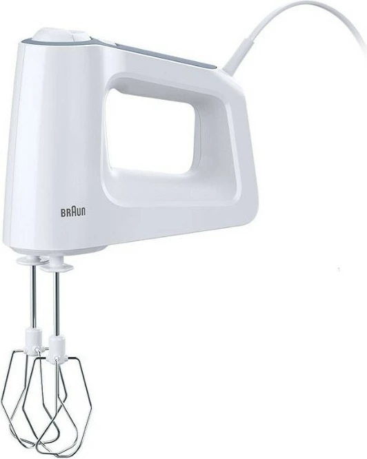 Mikser dore Braun HM 3135 WH, 500W, 5 shpejtësi, 0.6L, 0.5L, gri/bardhë