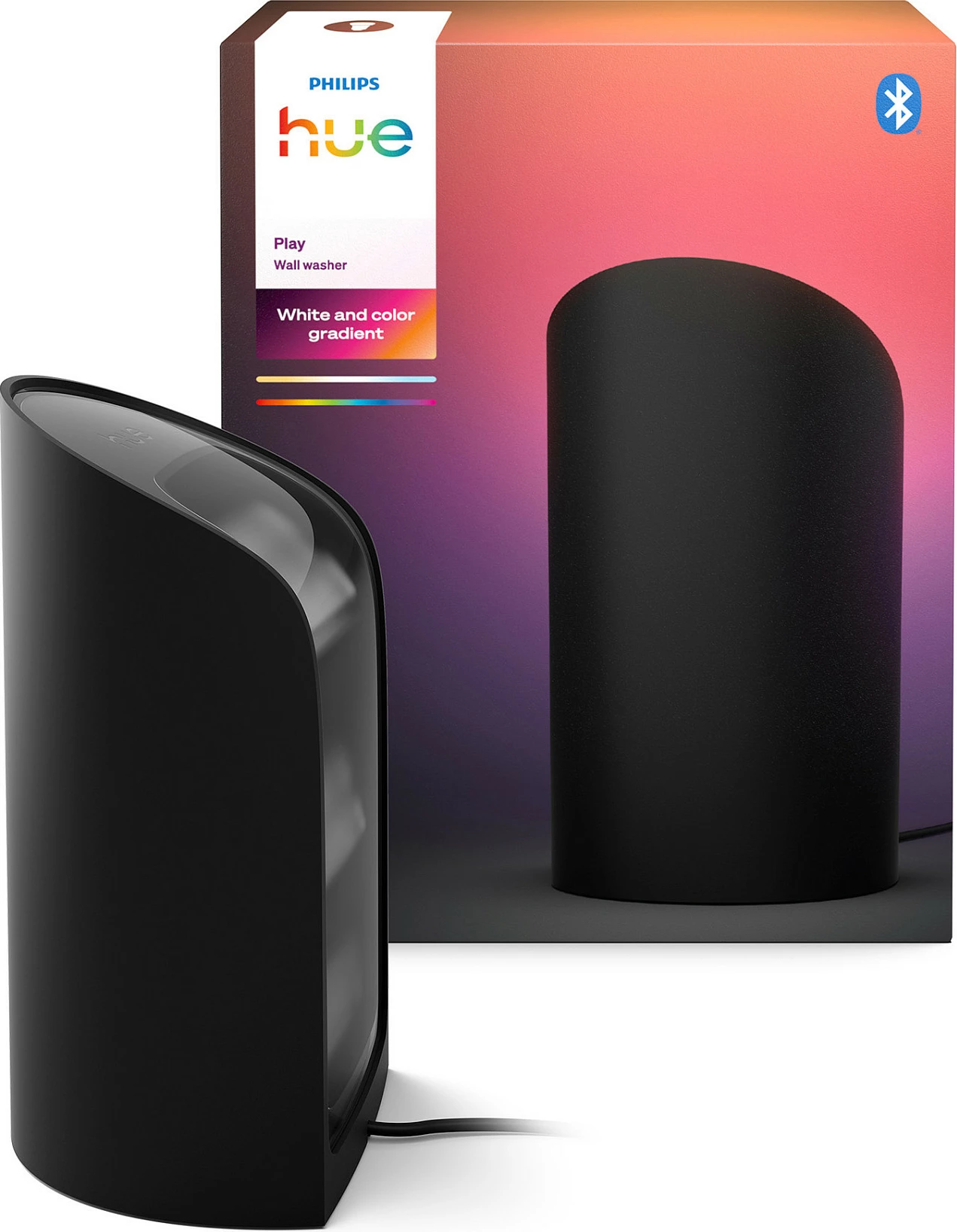 Llambë smart Philips Hue Play Wall Washer, e zezë