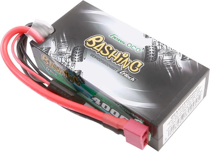 Bateri LiPo Gens ace G-Tech 4000mAh 2S2P 7.4V 60C, e zezë