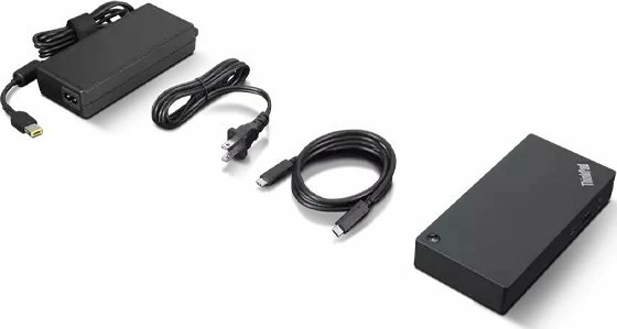 Stacion dokimi USB-C Lenovo ThinkPad Universal 40AY0090EU, Power Delivery 100W, 2x DisplayPort, HDMI, Gigabit LAN, e zezë